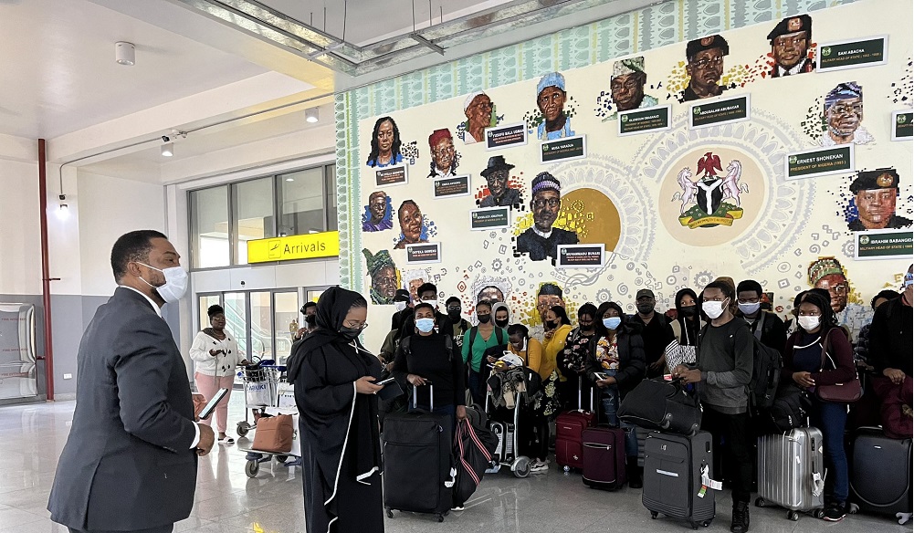 Nigerian-evacuees