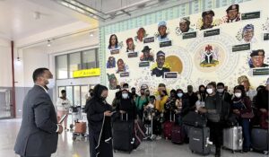 Nigerian evacuees from Ukraine