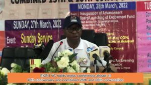 278 bag first class at EKSU’s 25th, 26th convocation