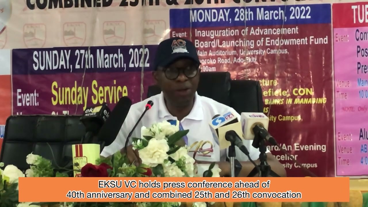 278 bag first class at EKSU’s 25th, 26th convocation