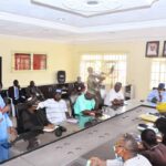 Ekiti Deputy Governor Egbeyemi meeting with Osi-Ekiti kingmakers