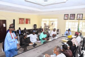 Ekiti Deputy Governor Egbeyemi meeting with Osi-Ekiti kingmakers
