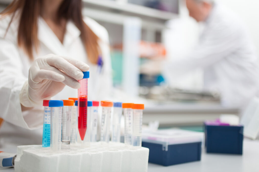 Researcher at work