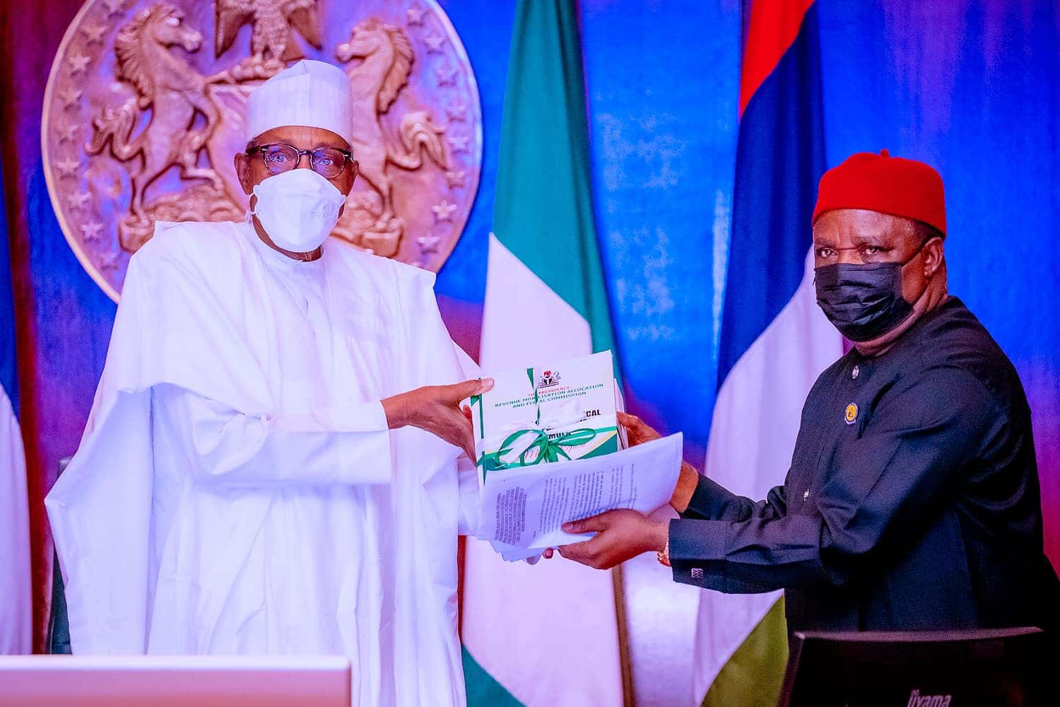 Buhari-receives-new-revenue-sharing-formula