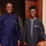 Jimi Lawal (L), Kaduna Governor Nasir El-Rufai (R)