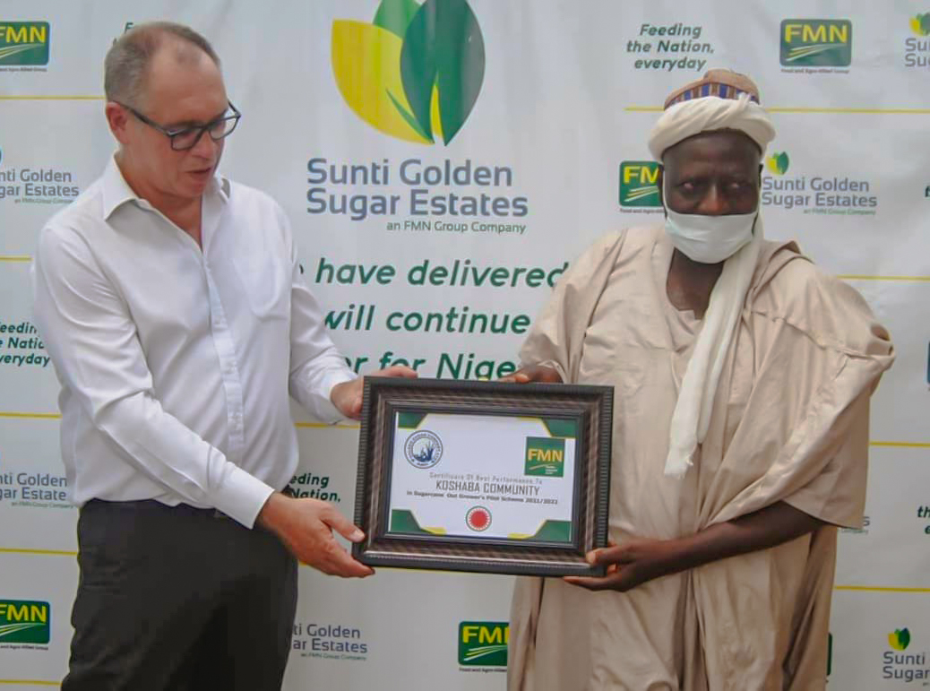 Sunti outgrower award
