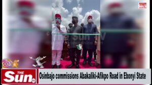 Osinbajo commissions Abakaliki Afikpo Road in Ebonyi State (VIDEO)