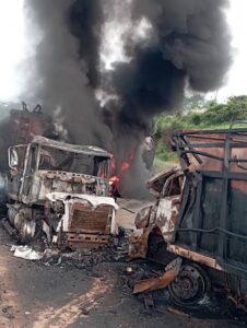 13 rescued as petrol tanker explodes in Delta