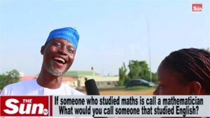 VOX POP: What would you call someone that studied English? (VIDEO)