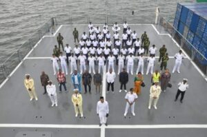 Nigerian envoy receives newly acquired Naval ship in Gabon