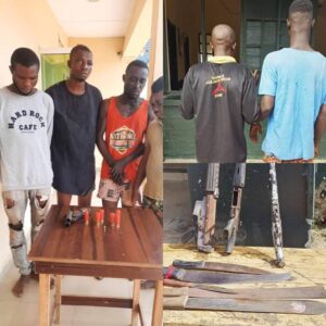 Police recover assault rifles from Delta community shrine