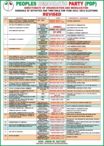 Road to 2023: PDP adjusts primaries timetable