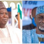 Ganduje (L), Shekarau (R)
