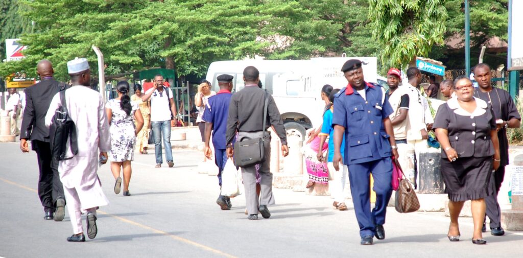 Nigerians on the street