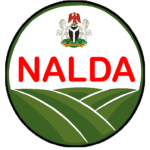nalda field logo white