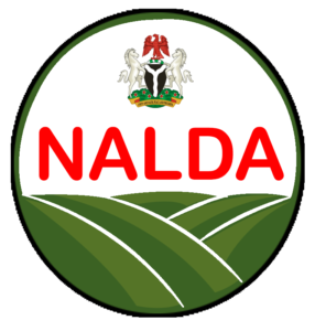 nalda field logo white