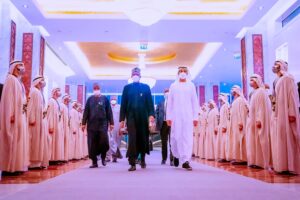 Buhari back in Abuja after 2-day Abu Dhabi visit
