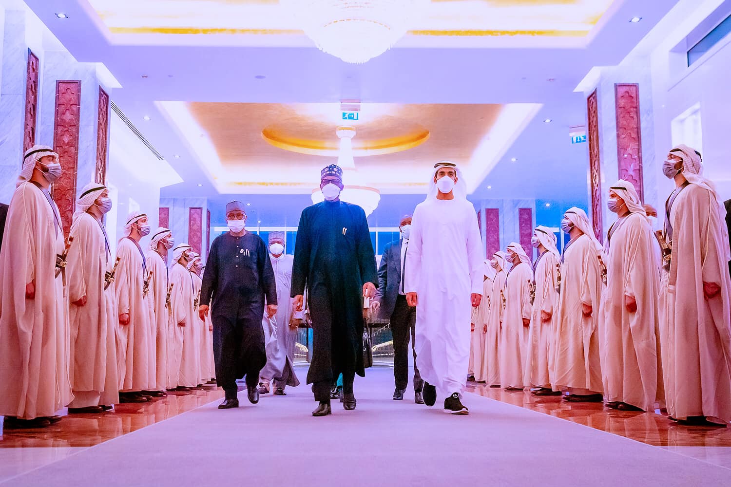 Buhari back in Abuja after 2-day Abu Dhabi visit