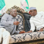 Ortom (L), Fayemi (R)