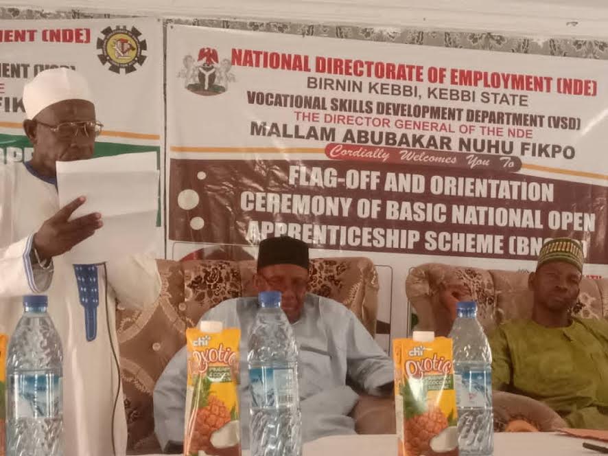 NDE trains 630 unemployed youths in vocational skills in Kebbi