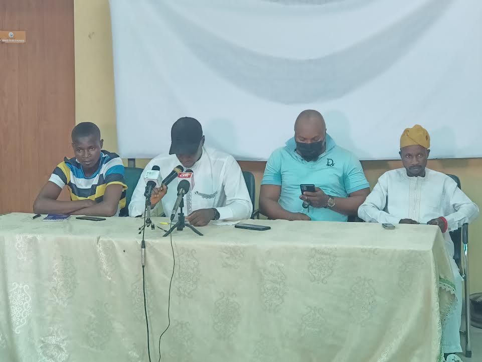 Tanko Adamu Mohammed during the press conference in Abuja, on Monday