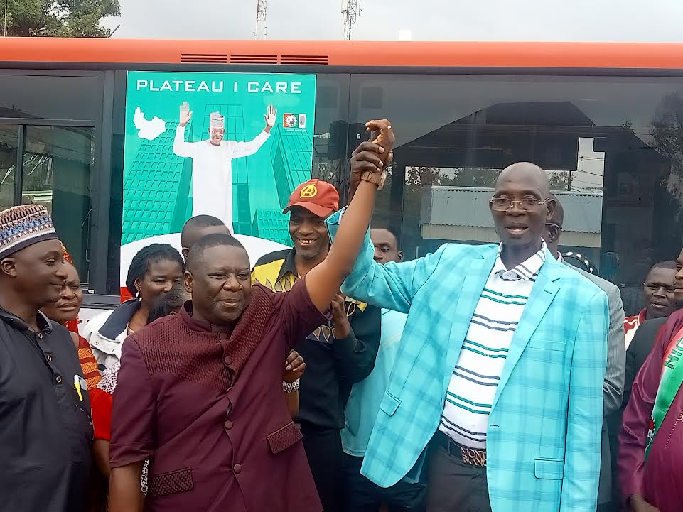 Plateau LP candidate Yohanna Margif introducing running mate Dung Jack