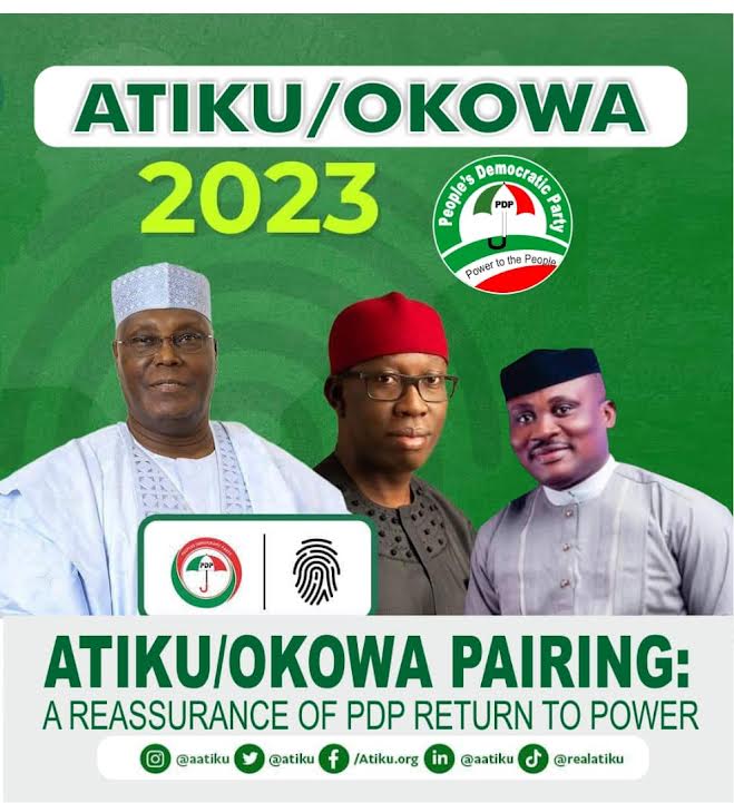 Atiku-Okowa pairing guarantees PDP’s return to power – Jite Brown