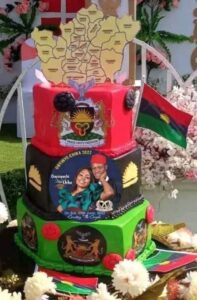 DSS invites Ebonyi PDP secretary over wedding cake decorated in Biafra colours