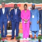 L-R: Bolaji Edu, CEO, Broll Nigeria; Holger Adam, Head -Clifton Homes; Kayode Odebiyi, Director at Afriland Properties; Hakeem Shagaya, CEO, Karmod; Paul Onwanibe, CEO, Landmark Africa and Odunayo Ojo, MD, UPDC after a panel session on “Sustainable Management – Technology, Energy, water and waste management at the 10th edition of “Unite” a leading ESG real estate event in Africa held in Lagos recently
