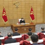 FILE – In this photo provided by the North Korean government, North Korean leader Kim Jong Un, top, attends a meeting on anti-virus strategies in Pyongyang, North Korea on May 14, 2022. Independent journalists were not given access to cover the event depicted in this image distributed by the North Korean government. The content of this image is as provided and cannot be independently verified. Korean language watermark on image as provided by source reads: “KCNA” which is the abbreviation for Korean Central News Agency. (Korean Central News Agency/Korea News Service via AP, File)