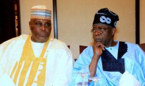 Atiku (L), Tinubu (R)