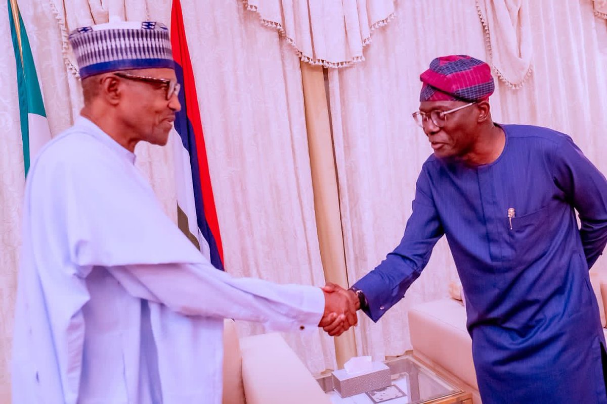 Buhari and Sanwo-Olu