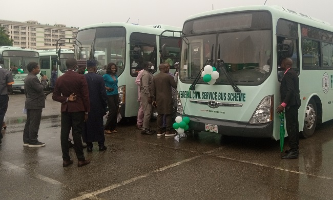 FG launches gas-powered buses for Civil Servants