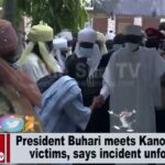 Buhari meets Kano explosion victims, says incident unfortunate (VIDEO)