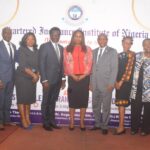 L-R: Chairman ORC Gbenga Elusakin; CIIN Ambassador Nurudeen Jamiu; Head of IT Department, NAICOM, Abiodun Aribike; CIIN Council Member Adetutu Arusiuka; MD, Old Mutual Benefit, Olusegun Omosehin; Head, Retail Solutions, Axa Mansard, Rashidat Adebisi; Dep President, CIIN, Edwin Igbiti; DG, CIIN, Abimbola Tiamiyu; Rector, CIFM, Yeside Oyetayo; Dep MD, Hogg Robinson Nig Ltd, Saheed Egbeyemi; former President of ILAN Ralph Opara at the Insurance Industry Parley in Lagos, recently