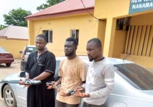 Nasarawa: Nigerian police arrest armed robber, recovers firearms, cartridges, stolen vehicle
