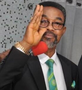 Ewuzie taking oath of office
