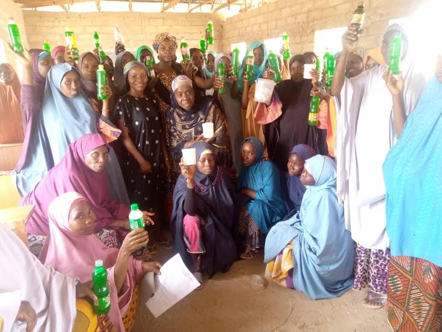 Bauchi NGO trains 50 women on liquid soap, vaseline and hair cream making