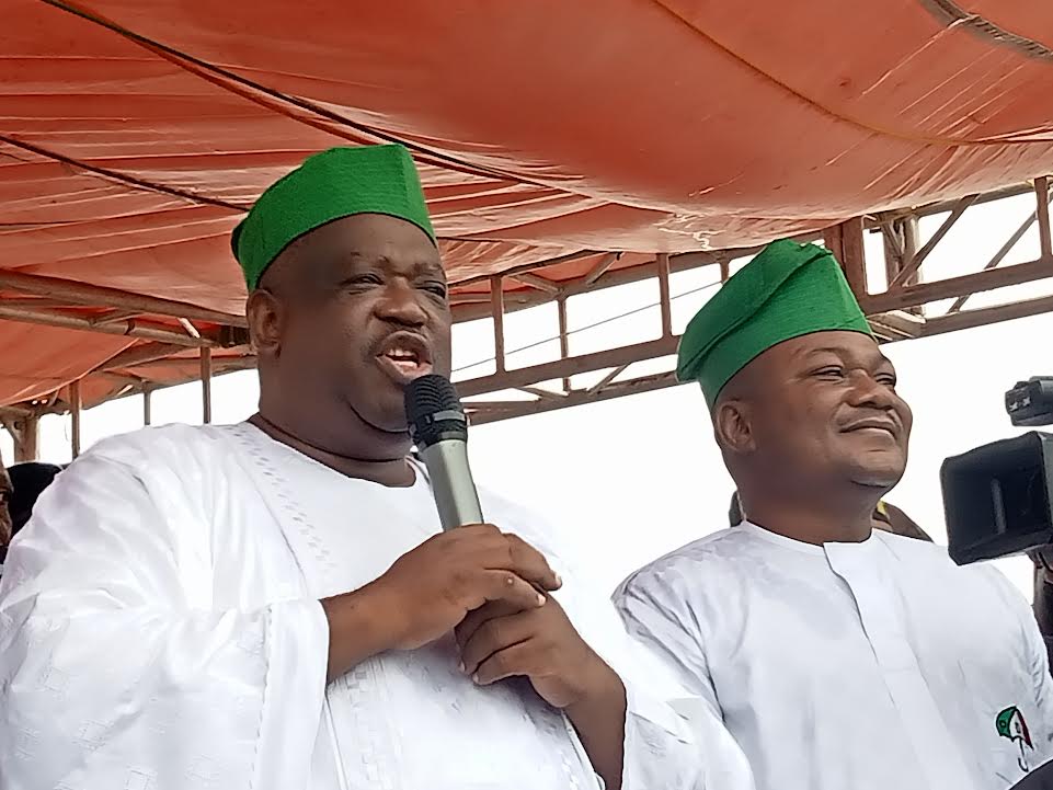 Hon Caleb Mutfwang  and Chris Hassan