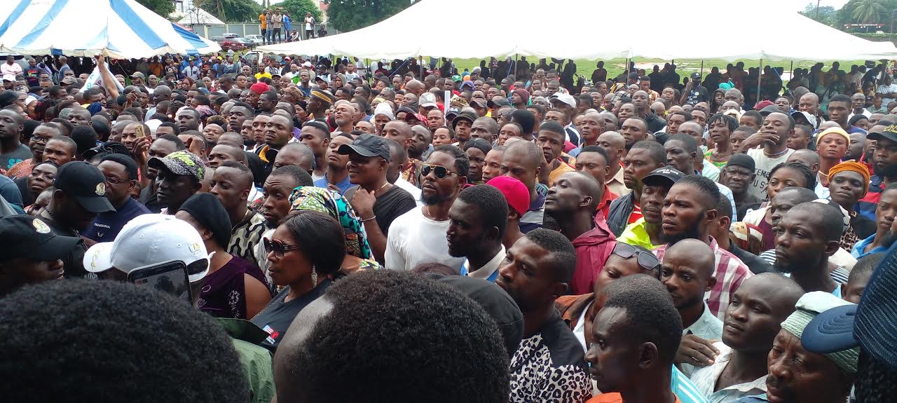 Cross-section of detectors at the Defection Rally held at TTC Igoli-Ogoja in Cross River North on Saturday.