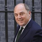 FILE – Britain’s Secretary of State for Defence Ben Wallace arrives for a cabinet meeting at 10 Downing Street in London, June 7, 2022. The contest to succeed British Prime Minister Boris Johnson has no single frontrunner but there are many prominent contenders. Wallace has won admirers for his straight talk, particularly among Conservative lawmakers who pressed for the U.K. to increase its defense spending. (AP Photo/Kirsty Wigglesworth, File)