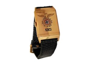 Three dates are engraved on the the watch – Hitler’s birthday, when he became German Chancellor and when the Nazi party won the election