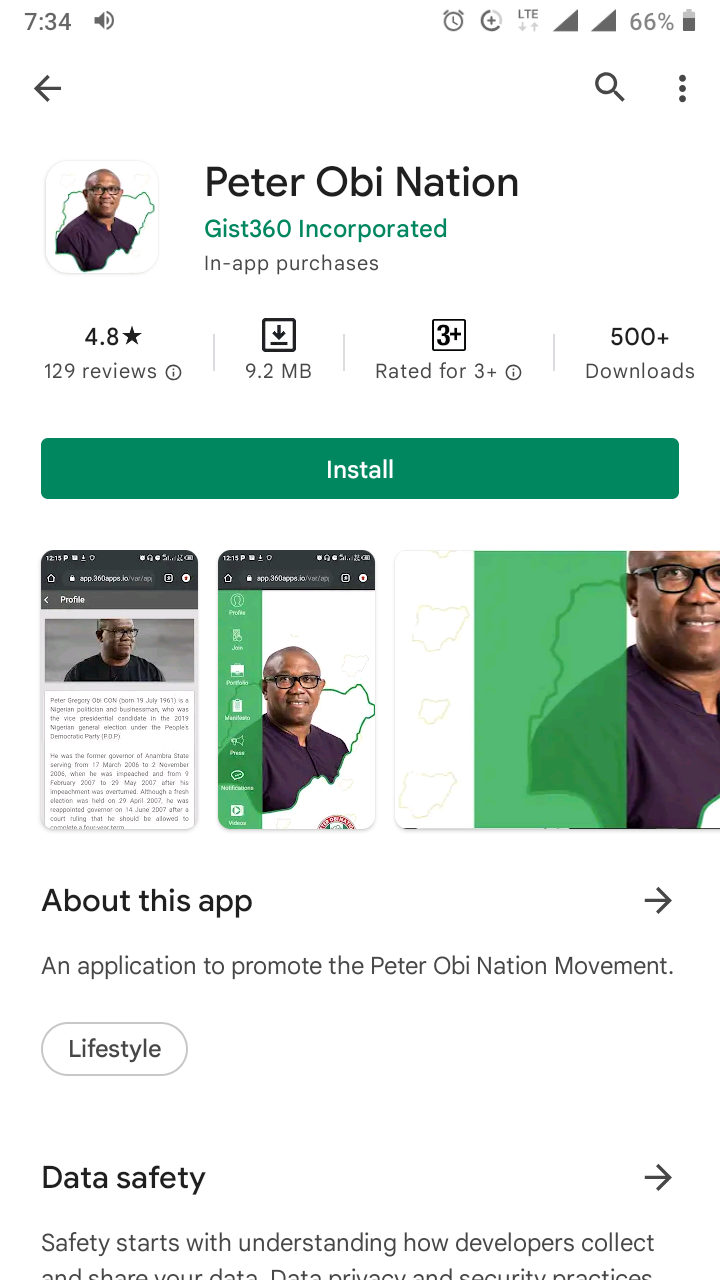 Obi campaign goes digital with “Peter Obi Nation” mobile app