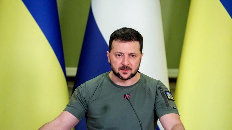 Ukrainian President Volodymyr Zelensky