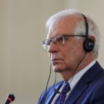 High Representative of the European Union for Foreign Affairs and Security Policy Josep Borrell attends a joint news conference, in Tehran, Iran June 25, 2022. Majid Asgaripour/WANA (West Asia News Agency) via REUTERS
