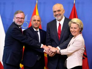 EU opens accession talks with Albania, North Macedonia in Brussels