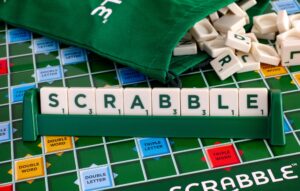 A-Scrabble-board