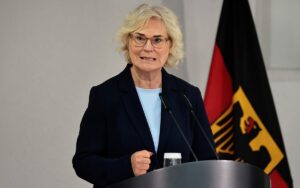 German Defence Minister Christine Lambrecht