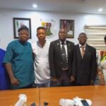 Hon Ademola Ige, Special Adviser to Gov Seyi Makinde of Oyo State with delegates from the Federation of Tourism Associations of Nigeria (FTAN)