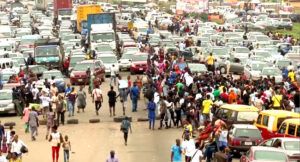 Protesters block Ekehuan Road